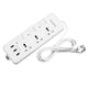 thumbnail image 1 of Bearachild Universal Smart Socket Surge Protector Power Strip es un cable de 2 m de diseño 6 en 1 con 3 puertos de carga USB y 3 salidas para enchufe de Accesorios para electrodomésticos Bearachild HA002560-00, 1 of 1