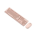 thumbnail image 1 of N520 Wireless Keyboard Punk Low Noise Round Key 2.4GHz Computer Keyboard Mouse Kit for Mac - Pink, 1 of 5