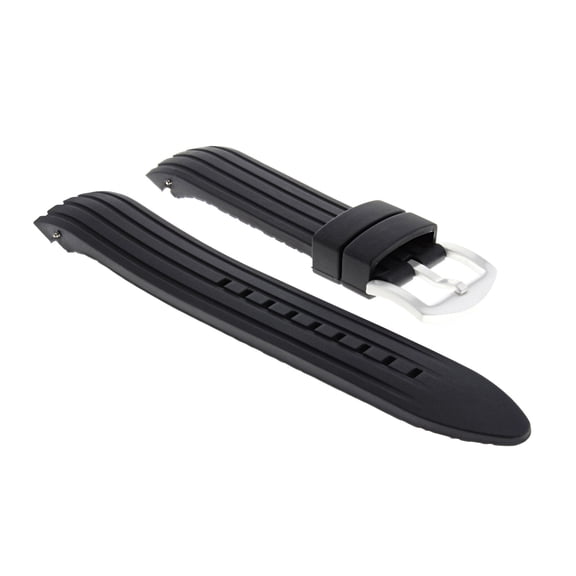 RUBBER WATCH BAND STRAP 22MM FOR TAG HEUER CARRERA MONACO AQUARACER BLACK