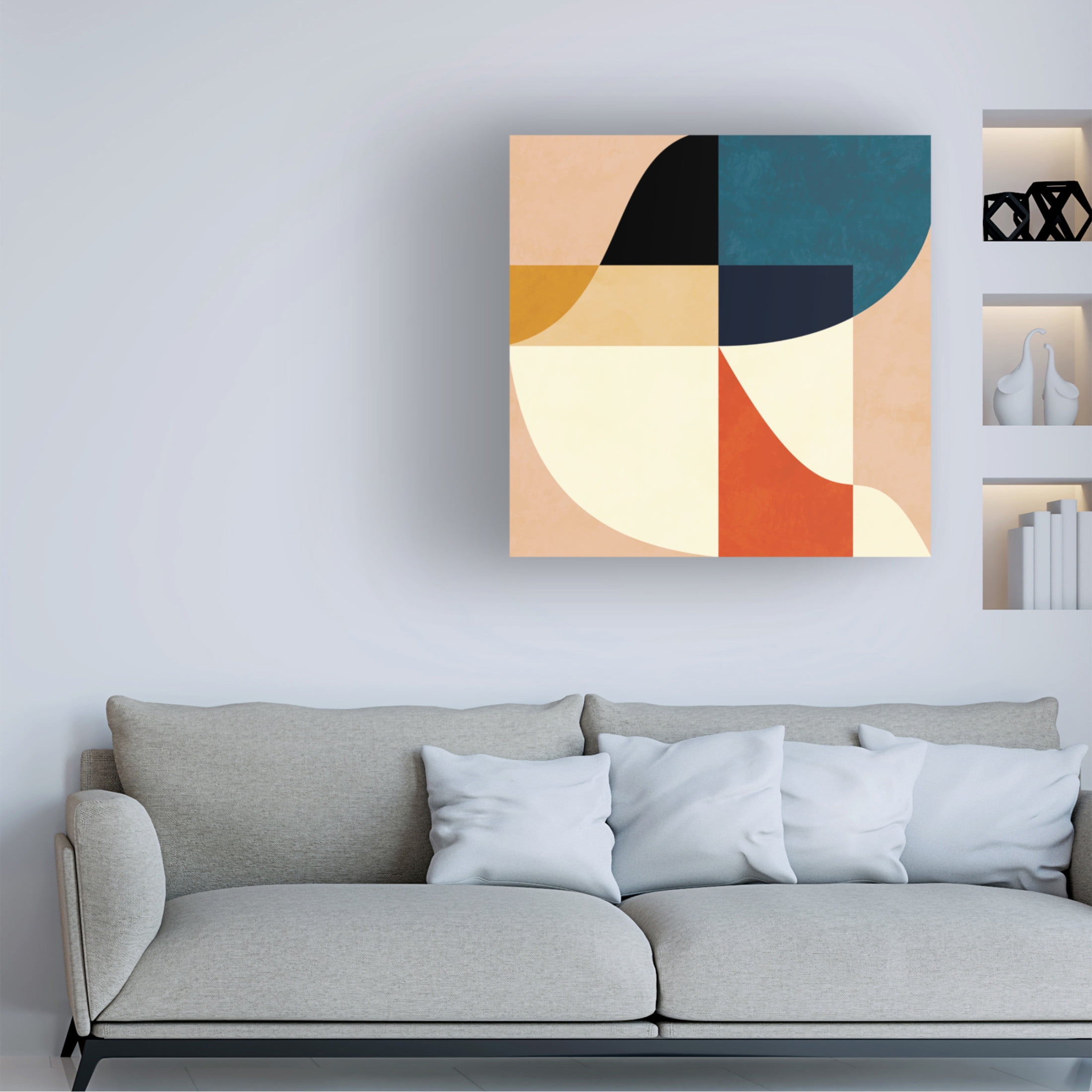 Trademark Fine Art Ana Rut Bre Geometry New14 Canvas Wall Art