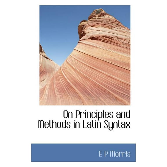 On Principles and Methods in Latin Syntax (Paperback)