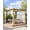 White, variant on Riedhoff 10x10 ft Retractable Outdoor Patio Wood-Grain Aluminum Pergola with Canopy,Side Mesh,White