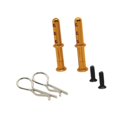 thumbnail image 4 of Almencla 2x RC Body Post Aluminum Shell Holder Mounts for 1/12 1/14 Crawler Car Truck gold, 4 of 8