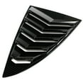 thumbnail image 3 of Ikon Motorsports Compatible with 17-23 Tesla Model 3 Rear Quarter Side Window Louvers Scoop Cover Vent Panel Pair - Carbon Fiber Print 2017 2018 2019, 3 of 7