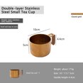 thumbnail image 4 of Taza para acampar Taza portátil para acampar taza ultraligera para té café cerveza para senderismo al aire libre Hugtrwg Para estrenar, 4 of 9