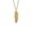 Gold, variant on Plume Pendant Charm Necklace