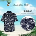 thumbnail image 5 of Geeksport Men's Flower Hawaiian Casual Shirts Button Down Floral Summer Beach Shirt for Vacation, 5 of 7