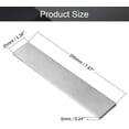 thumbnail image 2 of HUGFEGWE HSS Lathe Tool Bit 6mm x 35mm x 200mm Square Lathe Turning Tool Blanks High Speed Steel Rectangular Fly Cutter Mill Blank 1pcs CJB91-24122, 2 of 7