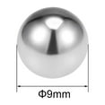 thumbnail image 2 of Uxcell Billes de Roulement Métriques en Acier Inoxydable 304 Grade G100 Billes de Précision 9 mm /0,35 Pouces, 2 of 5