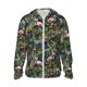 thumbnail image 1 of Fotbe Flamingos And Palm Leaves Chaqueta con Protección Solar UPF 50+ para Hombre y Mujer, Camisa con Capucha y Bolsillos-X-Large, 1 of 7