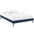 thumbnail image 6 of Modway Loryn King Fabric Bed Frame with Round Splayed Legs, Blue, 6 of 6