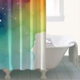 thumbnail image 4 of Colorful Tie Dye Ink Splash Pattern Shower Curtain 36"x72" ,Bathroom Decorative Shower Curtains Set with 12 Hooks,Modern Waterproof Washable Shower Curtain, 4 of 6