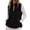 *Black, variant on VBVC Women's Fleece Vest with Pockets , Fuzzy Warm Zip Up Sleeveless Jacket For Women, S-XL