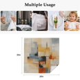 thumbnail image 5 of Colorful Geometric Cloth Napkins, Vintage Rustic Abstract Striped Washable and Reusable Dinner Napkins Set of 6, Table Napkin for Kitchen Party Birthday Wedding Hotel Housewarming 20"x20", 5 of 9