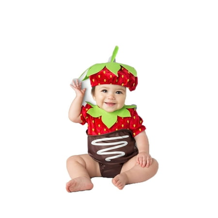 Strawberry Girls Infant Cute Chocolate Covered Fruit Halloween Costume