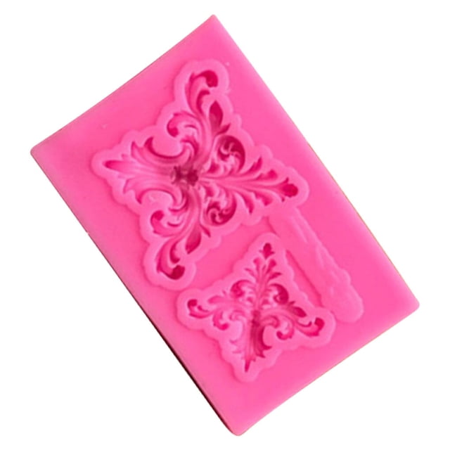 Cake Mould Silicone Baking Mold Mold; Heat-resistant Non-stick Heat-resistant Embossing Fondant Making Mould, Type 3