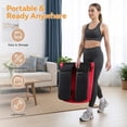 thumbnail image 3 of Home Mini Stair Climber Air Compression Stepper Adjustable Resistance 300lbs Weight Capacity Full Body Workout with Resistance Bands LCD Display Non-Slip Pedals Silent Stable Portable Stepper Machine, 3 of 8