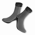 thumbnail image 2 of NFTIGB 3mm Neoprene Diving Socks Anti-Slip Water Booties for Men & Women Warm Swim Snorkel Scuba Surf Shoes Grey Size L (9.45 inches / 24 cm), 2 of 7