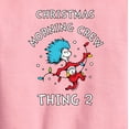 thumbnail image 2 of Cat in the Hat - Christmas Morning Crew Thing 2  - Toddler And Youth Crewneck Fleece Sweatshirt, 2 of 4