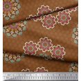 thumbnail image 2 of Soimoi Velvet Fabric Mandala Decorative Print Fabric by The Yard 58 Inch Wide, 2 of 3