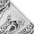 thumbnail image 6 of Ambesonne Abstract Valance & Curtain, Animal Skin Patterns, 55"x24", Black White, 6 of 6