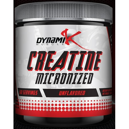 Dynamik Muscle micronisée Créatine poudre (Unflavored - 60 Portions)