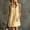 Yellow, variant on Dolkfu Sleeveless Women'S Summer Dresses Black Crew Neck French Style Mini A-Line Dresses Refined Relaxed Fit Striped Patchwork Dresses Black,L