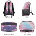 thumbnail image 5 of KUIFORTI Pink Cherry Blossom Axolotl Kids Backpack Polyester School Bag with Multiple Organizer Pockets for Elementary Middle Girls Back to School Essentials Gifts, 5 of 7