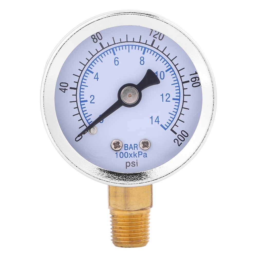 Pressure Gauge, Water Pressure Test Gauge, Psi Pressure Gauge For Water Pressure Bar/psi