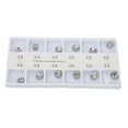 12Pack of Stainless Steel Temporary Dental Crowns for Kids