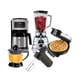 thumbnail image 1 of Combo Oster 5 Elementos licuadora, Cafetera, batidora, wafflera y exprimidor de jugos Negro con Plata, 1 of 4