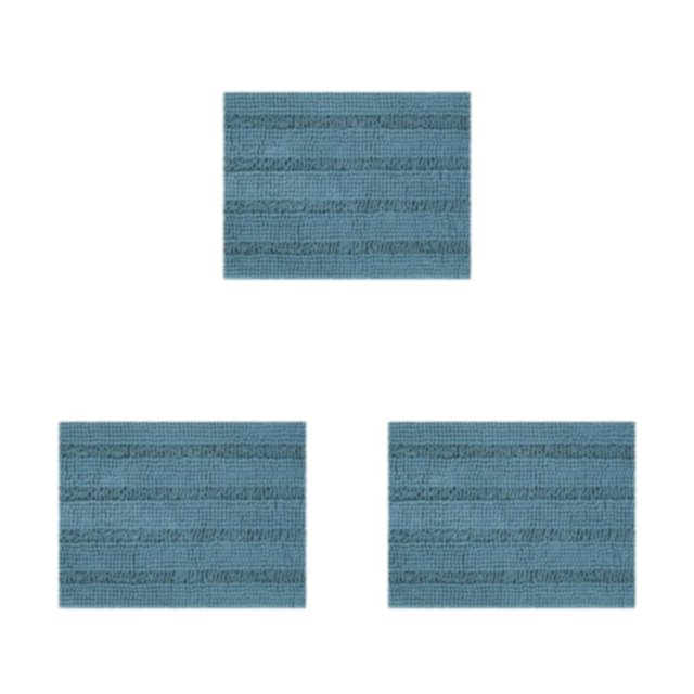 Alfombrilla de baño antideslizante Billuyoard turquesa 43*61