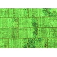 thumbnail image 1 of Ahgly Company Indoor Rectangle Patchwork Green Transitional Area Rugs, 6' x 9', 1 of 1