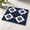Navy Bold Blossom-12x12 inch-10, variant on Gray Moroccan Tile 12x12 inch 10 Pack Peel and Stick Vinyl Floor Tile