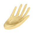 thumbnail image 1 of Manos de maniquí budistas de resina, soporte para joyas o pequeños objetos. Oro, 1 of 9