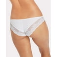 thumbnail image 3 of Maidenform Tanga Lace Back Womens Underwear Comfort Devotion Bridal Soft Panties 40159, 3 of 5