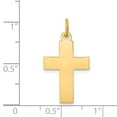 thumbnail image 3 of 14K Yellow Gold Charm Pendant Themed 29 mm 15 Polished Cross, 3 of 4