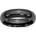 thumbnail image 1 of Titanium Black Ti Polished 6mm Band (Size 11) Made In United States tb228-11, 1 of 5