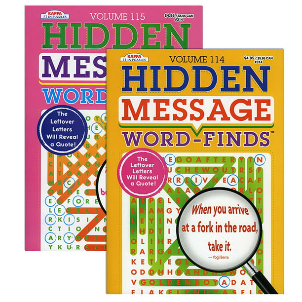 KAPPA Hidden Message Word Finds Book Case of 48 - Walmart.com - Walmart.com