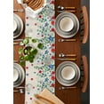 thumbnail image 2 of Independence Day Table Runner 108 Inches, 4th of July Star Eucalyptus Leaf Bed Runner Dresser Scarves Tabletop for Indoor Outdoor Parties/Ceremony/Banquet, 13"x 108", 2 of 8