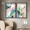thumbnail image 5 of Dreamer Blue Serenity Pair Shadowbox Print Modern Wall Decor Set by Art Remedy, Black Frame, 24 x 36, 5 of 6