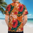 thumbnail image 6 of High Quality Hawaiian Shirts for Men Short Sleeve Aloha Beach Shirt Floral Summer Casual Button Down Shirts Blouses SJVDTJ, 6 of 7