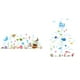 thumbnail image 2 of Dibujos animados de animales marinos PVC autoadhesivo etiqueta de la pared dormitorio balcón papel pintado DIY calcomanías de habitación de guardería Jumpingount JJ19439-01, 2 of 6