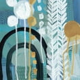 thumbnail image 3 of Zarris, Chariklia 20x20 Black Modern Framed Museum Art Print Titled - Ocean Garden II, 3 of 5