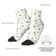 thumbnail image 6 of Fuzoiu Bee Print Adult Socks, Crew Moisture-wicking Socks, Unisex Cushion Crew Socks,Casual Sports Ankle Socks, 6 of 7