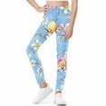 thumbnail image 2 of JSGEK Children Legging Pants Long Length Printed Elastic Waist Casual Comfortable Sashes Perfect for Seaside Holidays All Season Wear Suitable for 3-13 Years Old Kids Blue 11 Years, 2 of 4