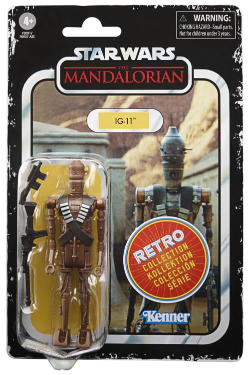 Star Wars The Mandalorian Retro Collection Series 3 Set of 7 Action Figures