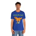 thumbnail image 4 of Funny Amputee T-Shirt “Peg-Asaurus Bone leg V1” Humor Crew Neck T-Shirt, 4 of 4