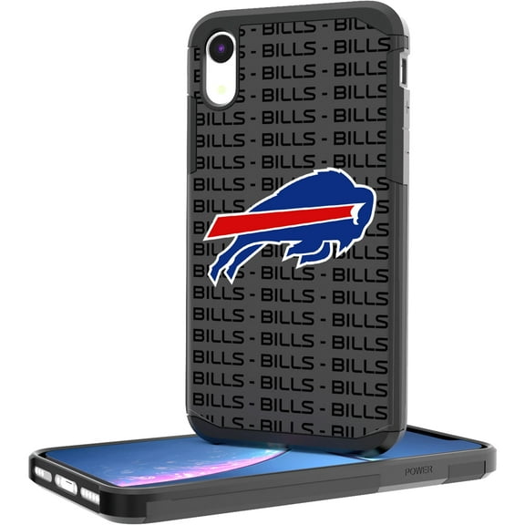Buffalo Bills iPhone Rugged Case with Text Design
