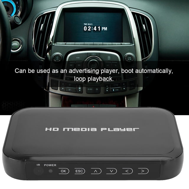 Player de control remoto, reproductor multimedia, para TV LCD de Automóvil